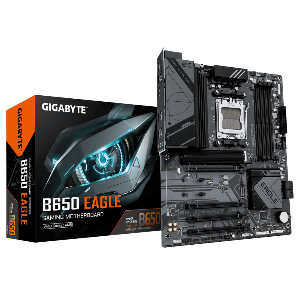 GIGABYTE B650 EAGLE Bundkort - AMD B650 - AMD AM5 socket - DDR5 RAM - ATX