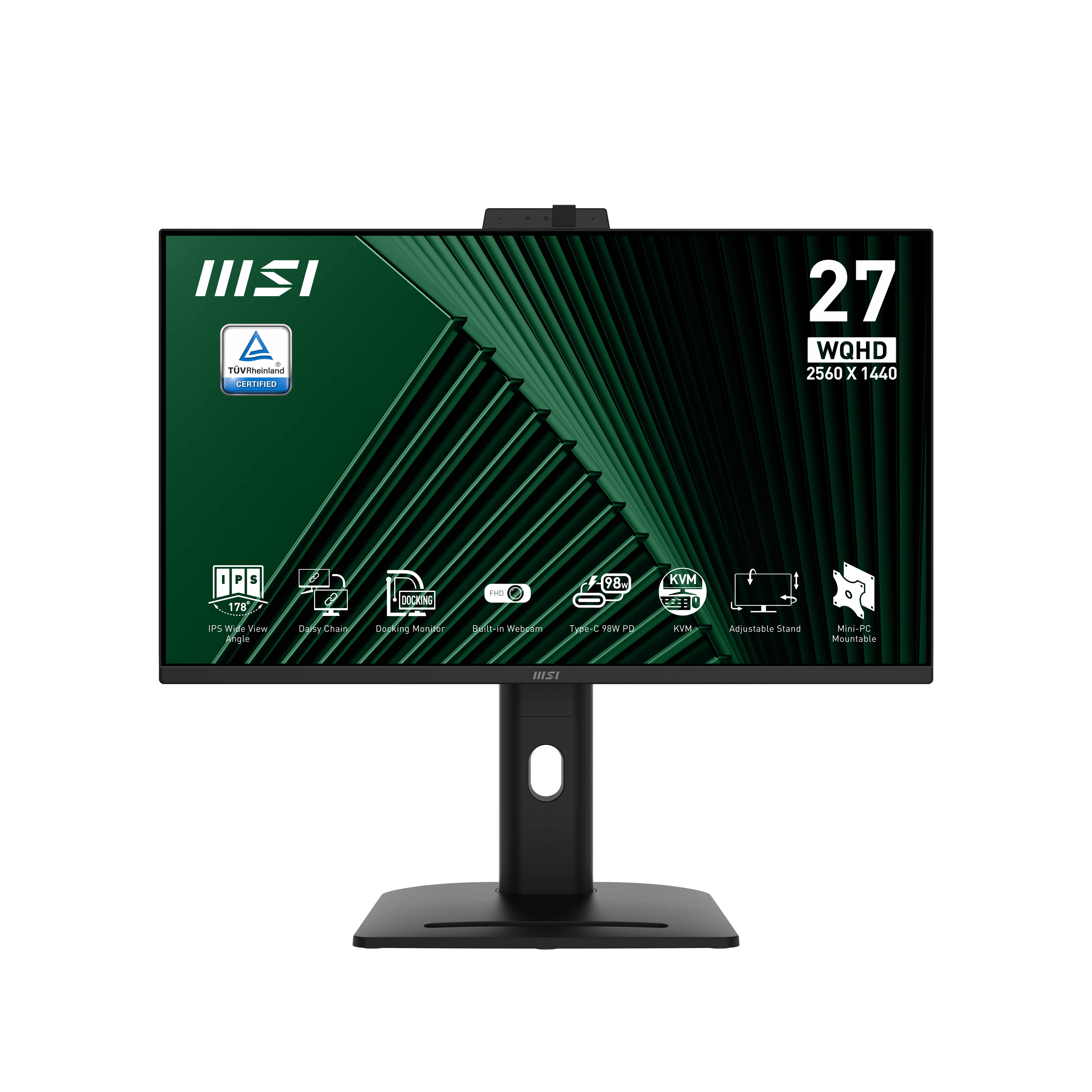 MSI PRO MP275QPDG 27" IPS 2560 x 1440 (2K) DisplayPort HDMI 100 Hz
