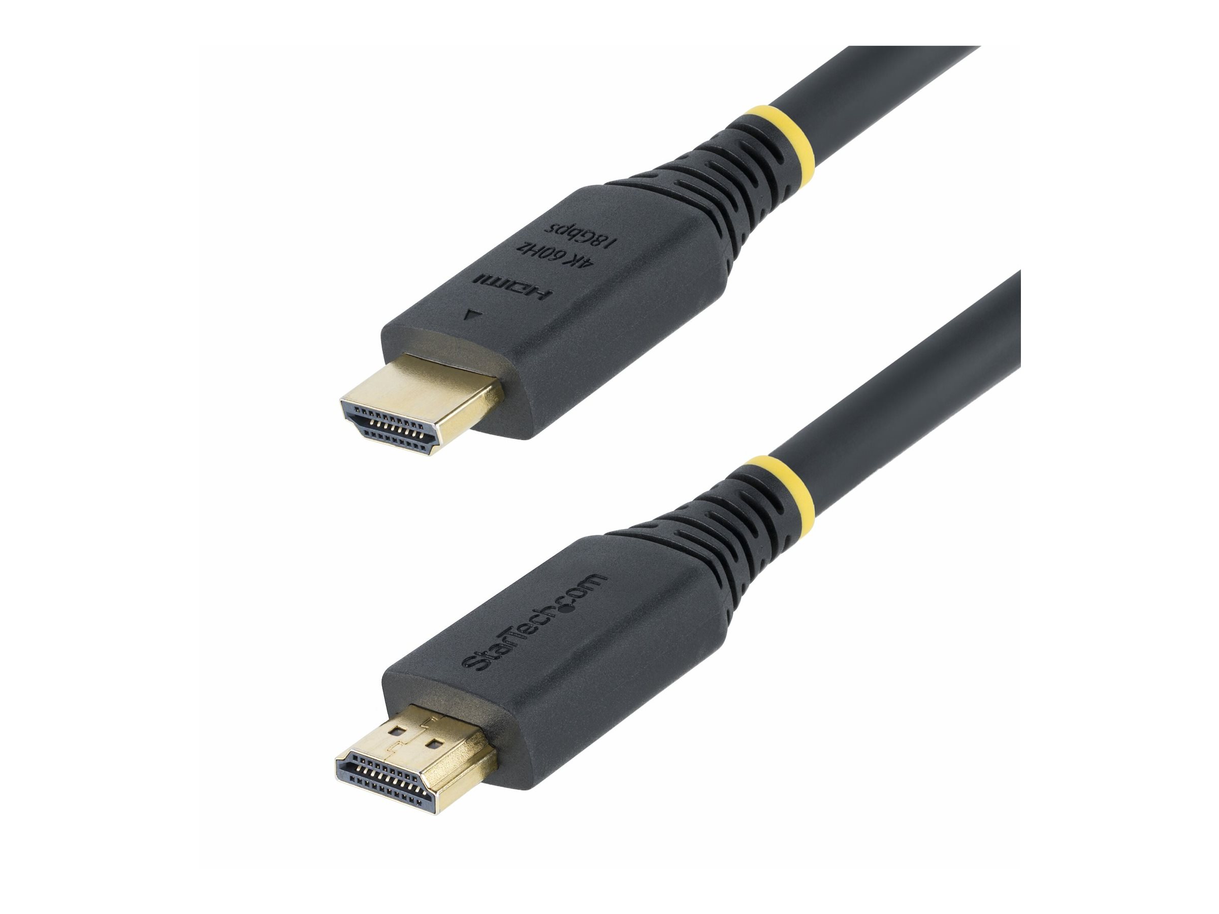 StarTech.com 5m (16.4ft) Premium Certified High Speed HDMI Cable, 4K60Hz HDMI-kabel med Ethernet 5m Sort