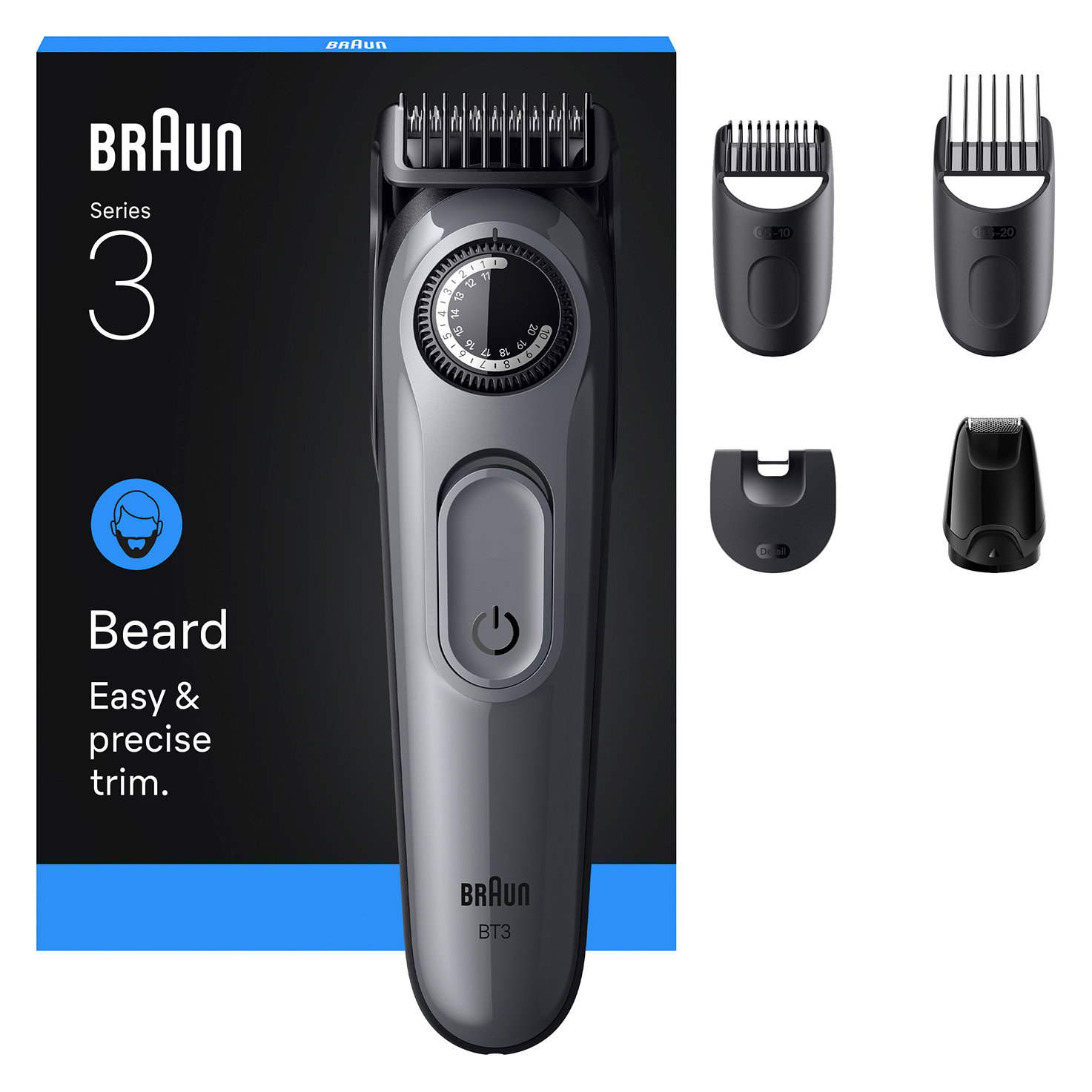 Braun Series 3 BT3560 Trimmer Grå