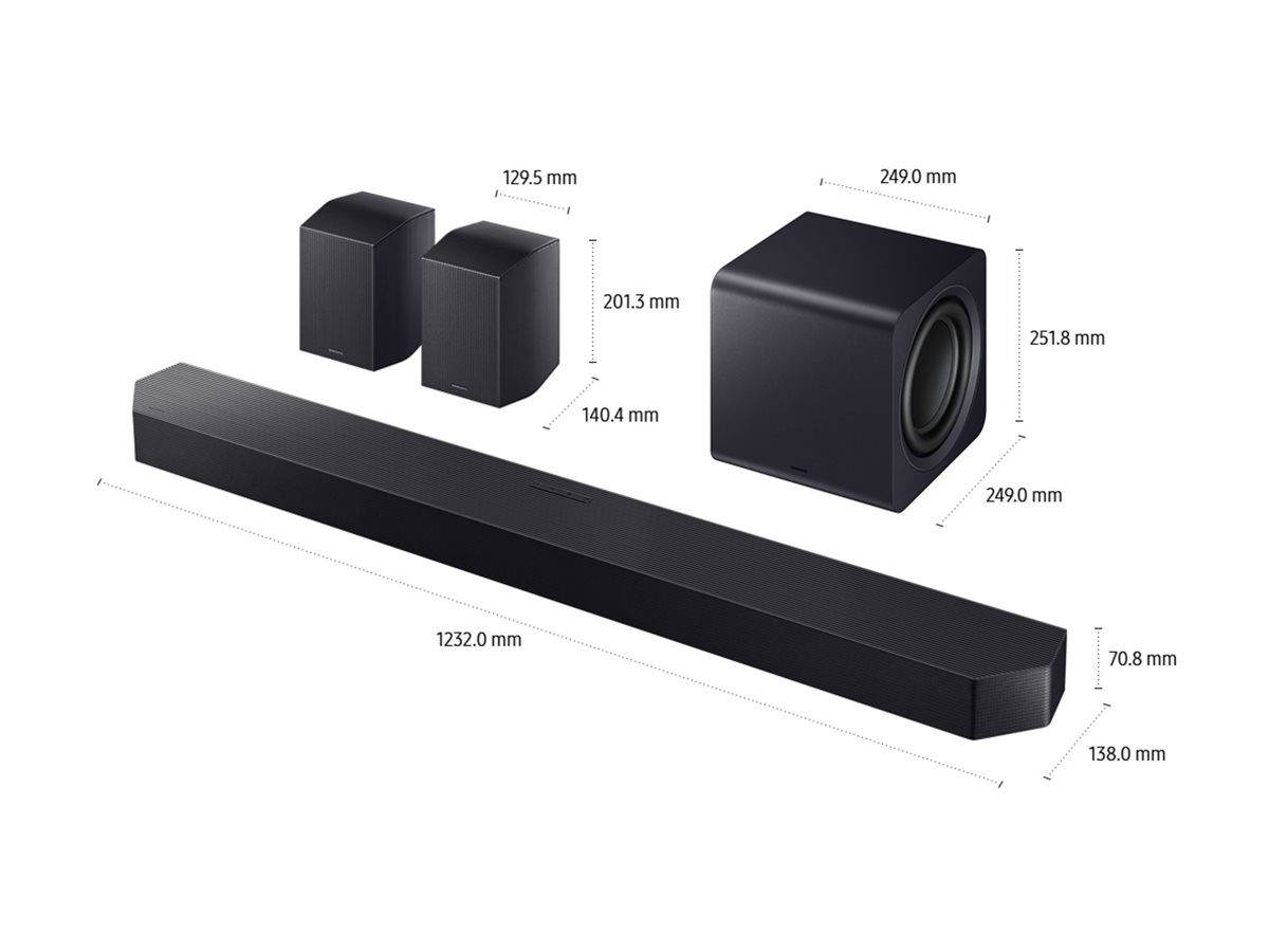 DEMO - Samsung HW-Q990F 11.1.4-kanal Soundbarsystem Sort