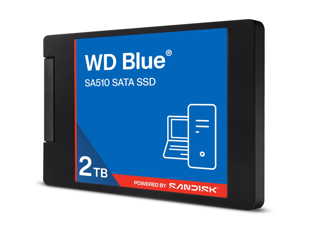 WD Blue SA510 - SSD - 2 TB - intern - 2.5 - SATA 6Gb/s