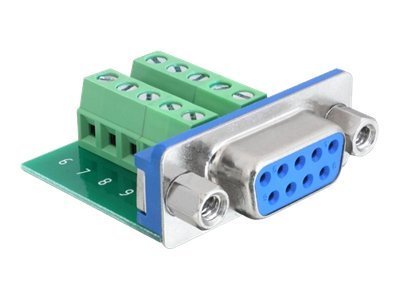 DeLOCK  D-sub terminalblockadapter, DB9 hun
