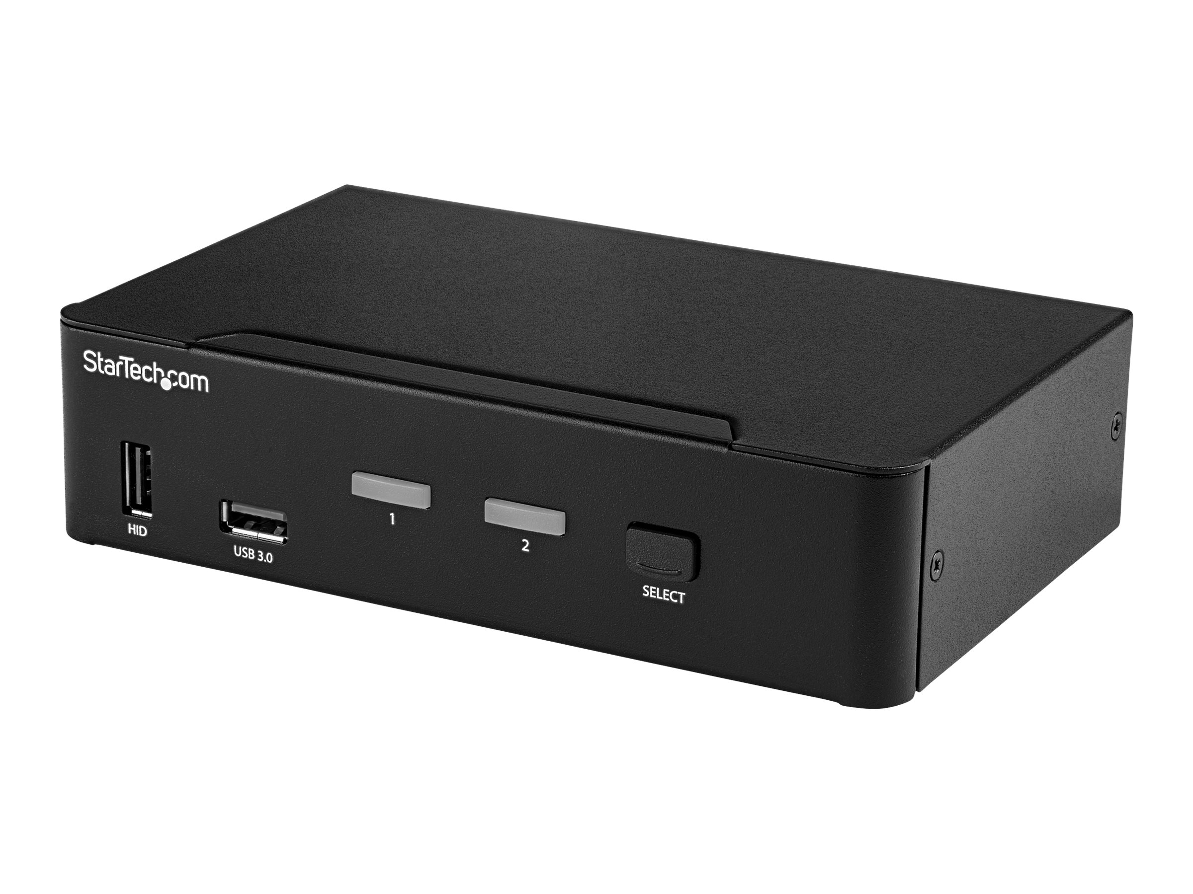 StarTech.com 2 Port DisplayPort KVM - 4K 60Hz - Single Display - UHD DP 1.2 USB KVM USB 3.0 Hub & Audio - TAA Compliant KVM / audio / USB switch