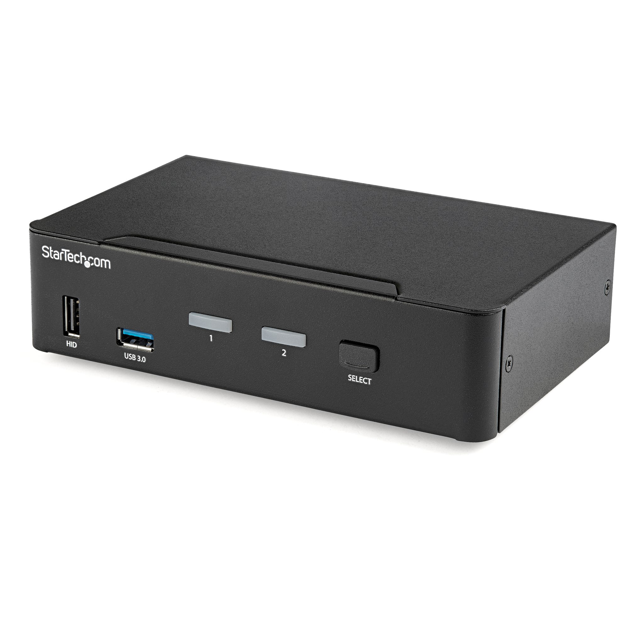 StarTech.com 2 Port DisplayPort KVM - 4K 60Hz - Single Display - UHD DP 1.2 USB KVM USB 3.0 Hub & Audio - TAA Compliant KVM / audio / USB switch