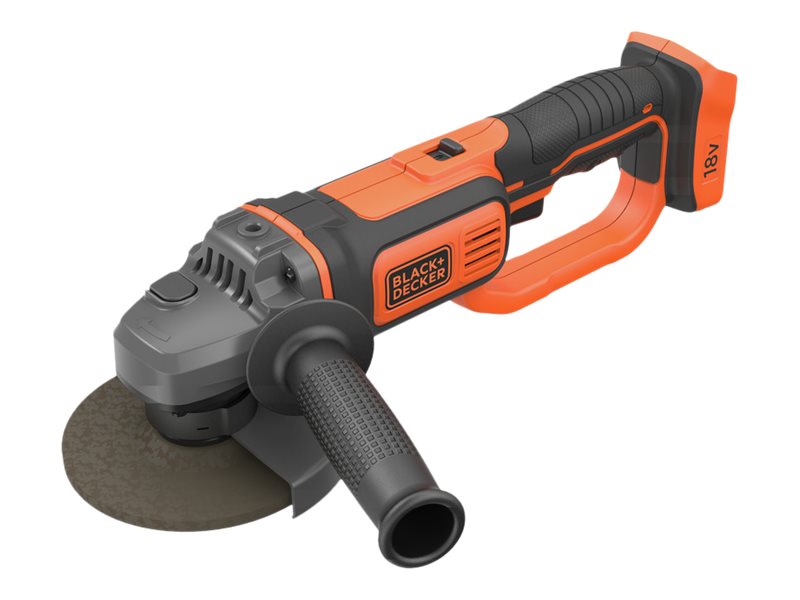 BLACK+DECKER BCG720N-XJ - Vinkelkværn - ledningfri - 125 mm - intet batteri - 18 V