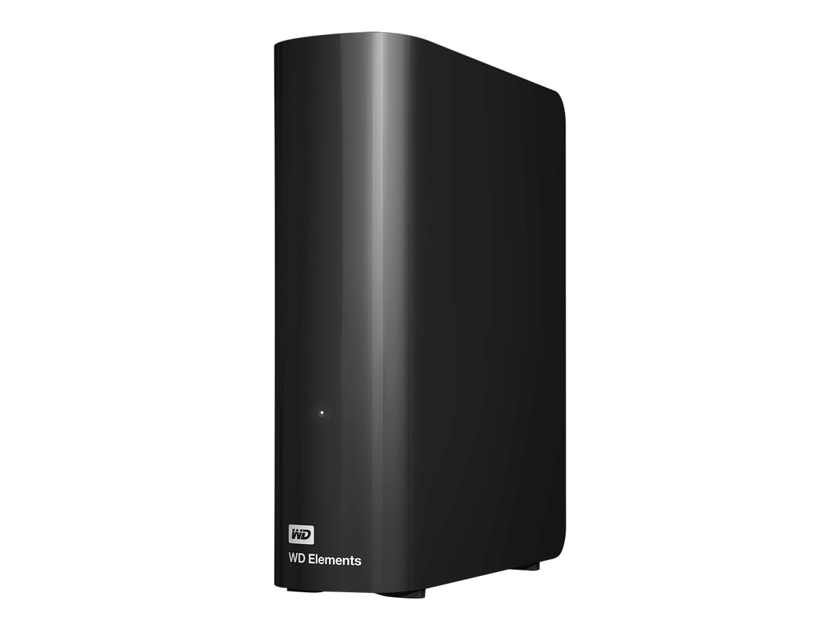 WD Elements Desktop WDBWLG0120HBK - Harddisk - 12 TB - ekstern (stationær) - USB 3.0