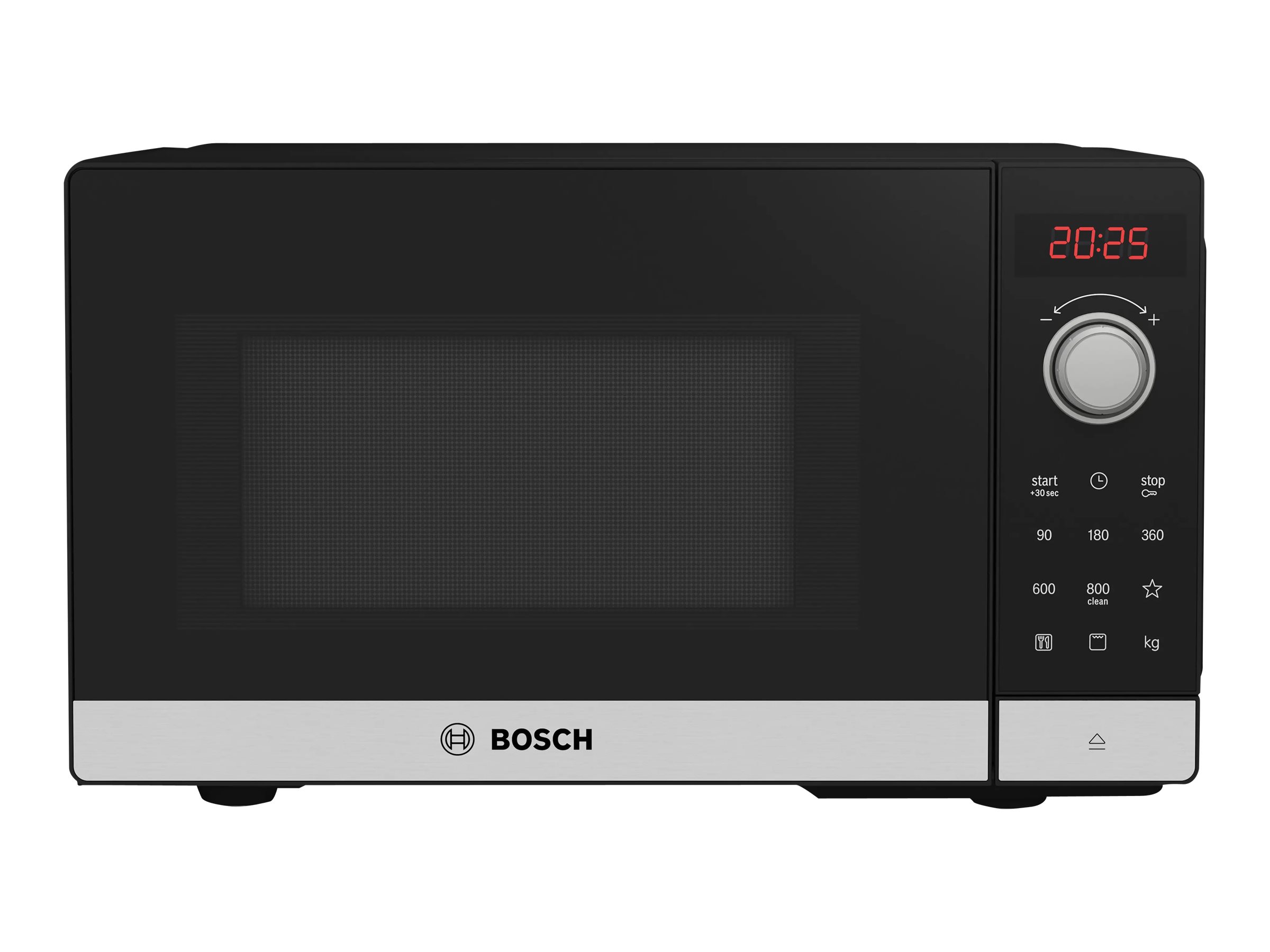 Bosch Serie | 2 FEL023MS2 - Mikrobølgeovn med grill - 20 liter - 800 W - rustfrit stål