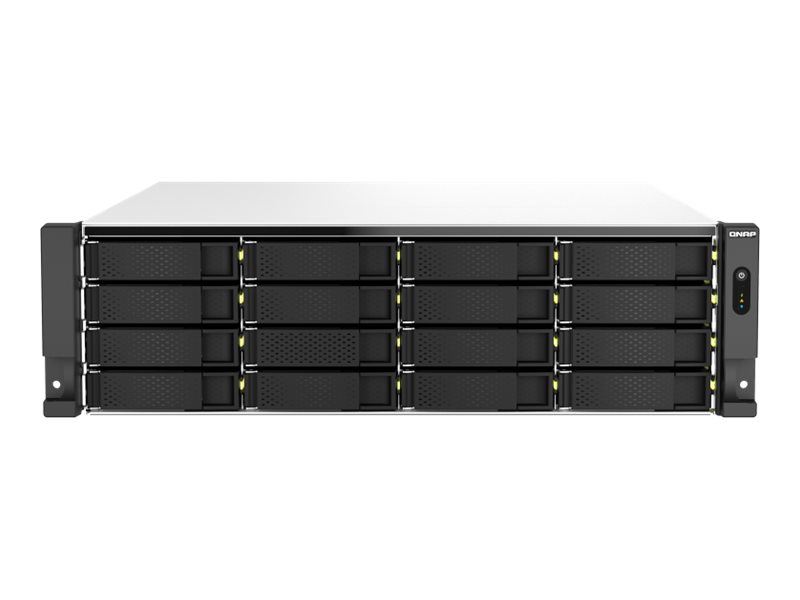 QNAP TS-H2287XU-RP - NAS-server - 22 bays - rackversion - SATA 6Gb/s - RAID 0, 1, 5, 6, 10, 50, JBOD, 60 - RAM 32 GB - 2.5 Gigabit Ethernet / 10 Gigabit Ethernet - iSCSI support - 3U