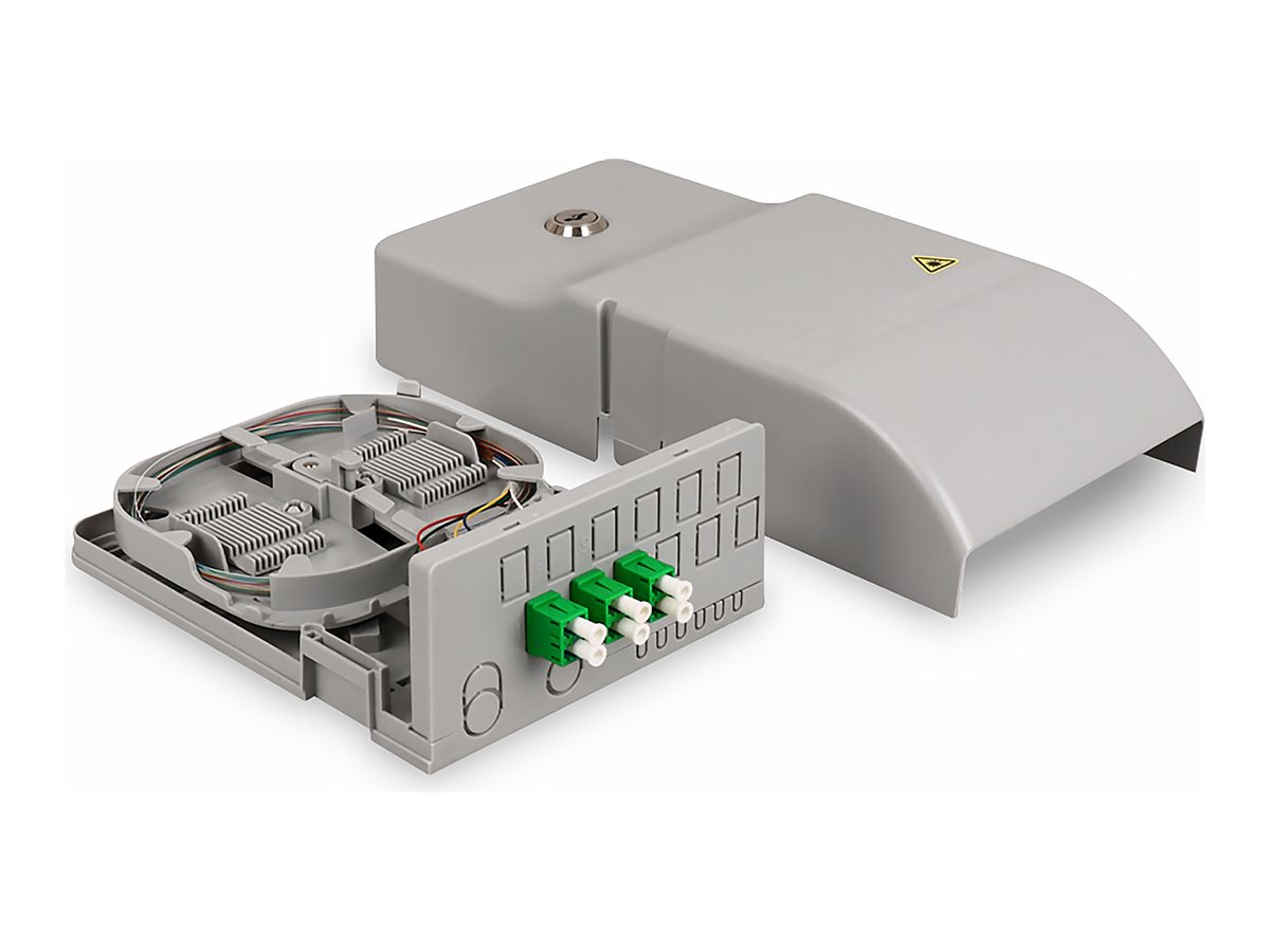 DIGITUS fibre-optic distribution box - LC/APC duplex