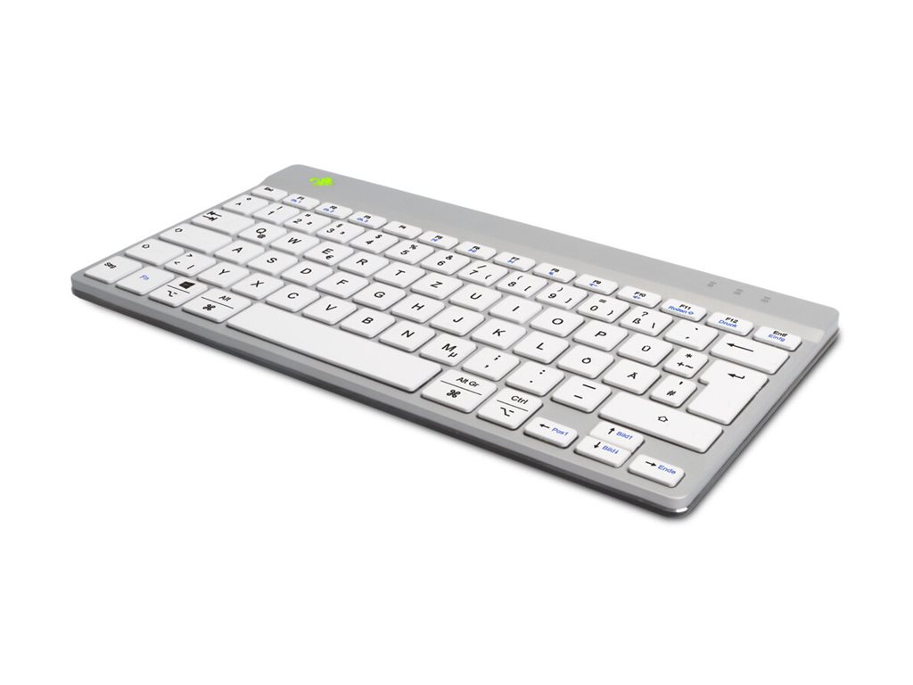 R-Go Tools R-Go Ergonomic Keyboard Compact break - Tastatur - Tysk - Hvid