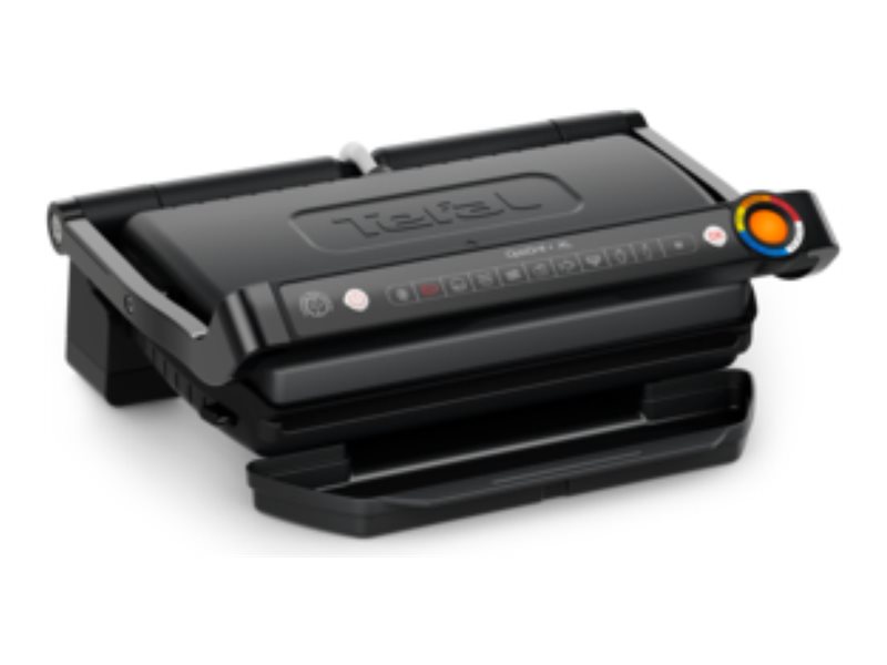Tefal Optigrill+ XL GC727810, Sort, Metal, Rektangulær, Knapper, 800 cm², 400 x 200 mm