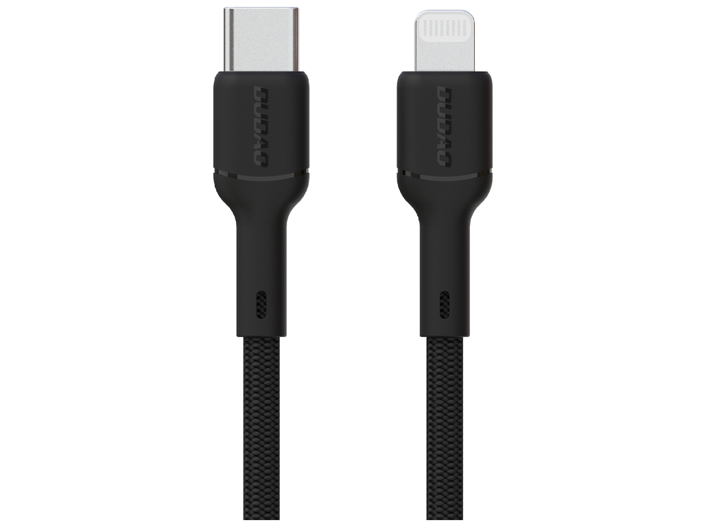 Dudao L9X 30W USB-C - Lightning Cable 1m - Black