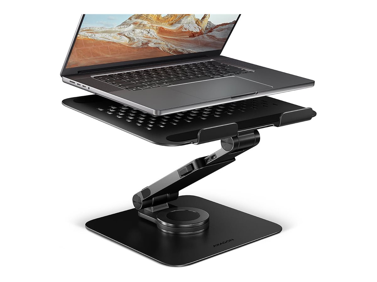 AXAGON - Stander til notebook - 10 - 17 - sort