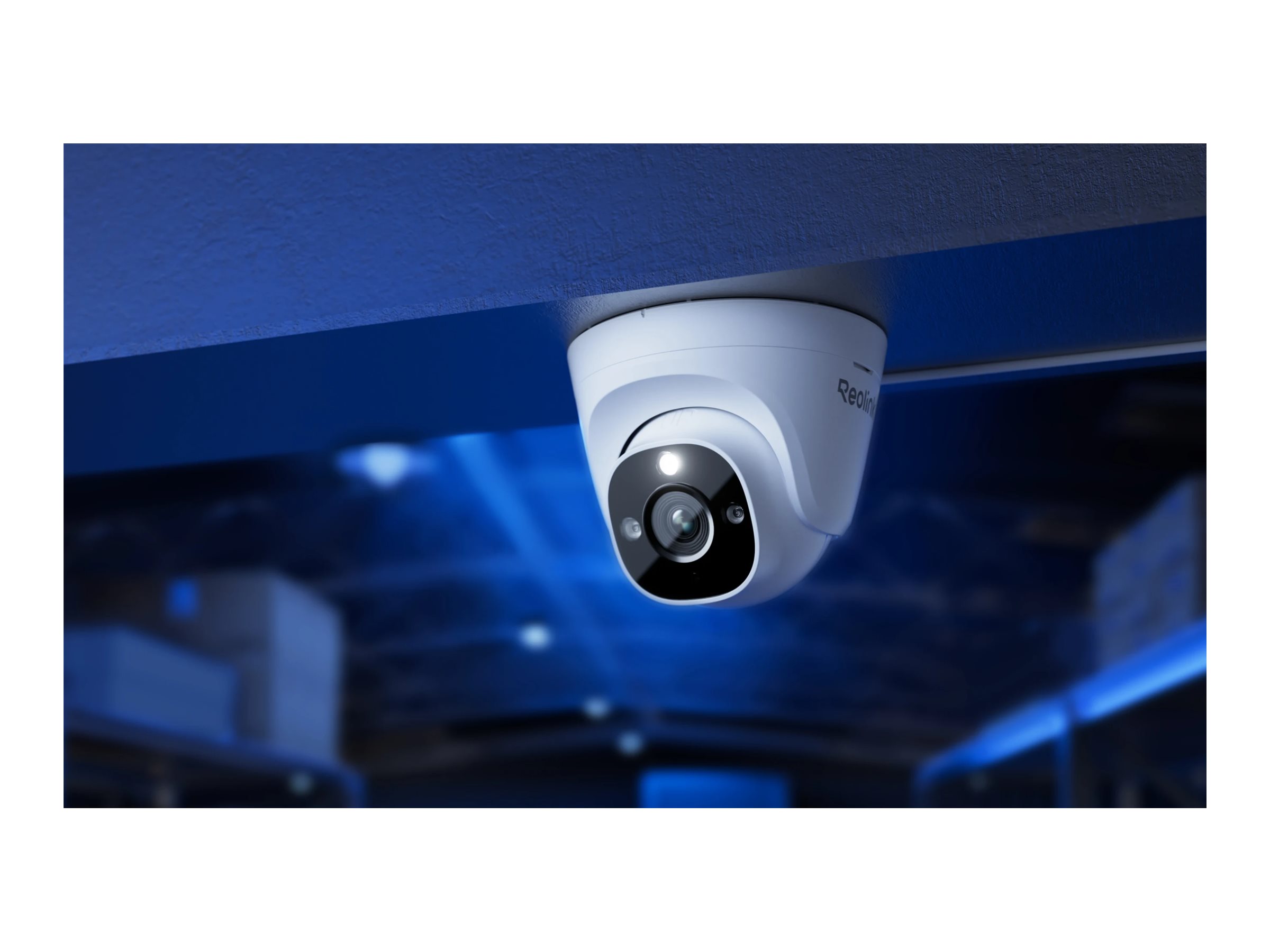 Reolink Professional Series RP-PCT8M - Netværksovervågningskamera - kuppel - udendørs - vejrbestandig - farve (Dag/nat) - 8 MP - 3840 x 2160 - 4K - f