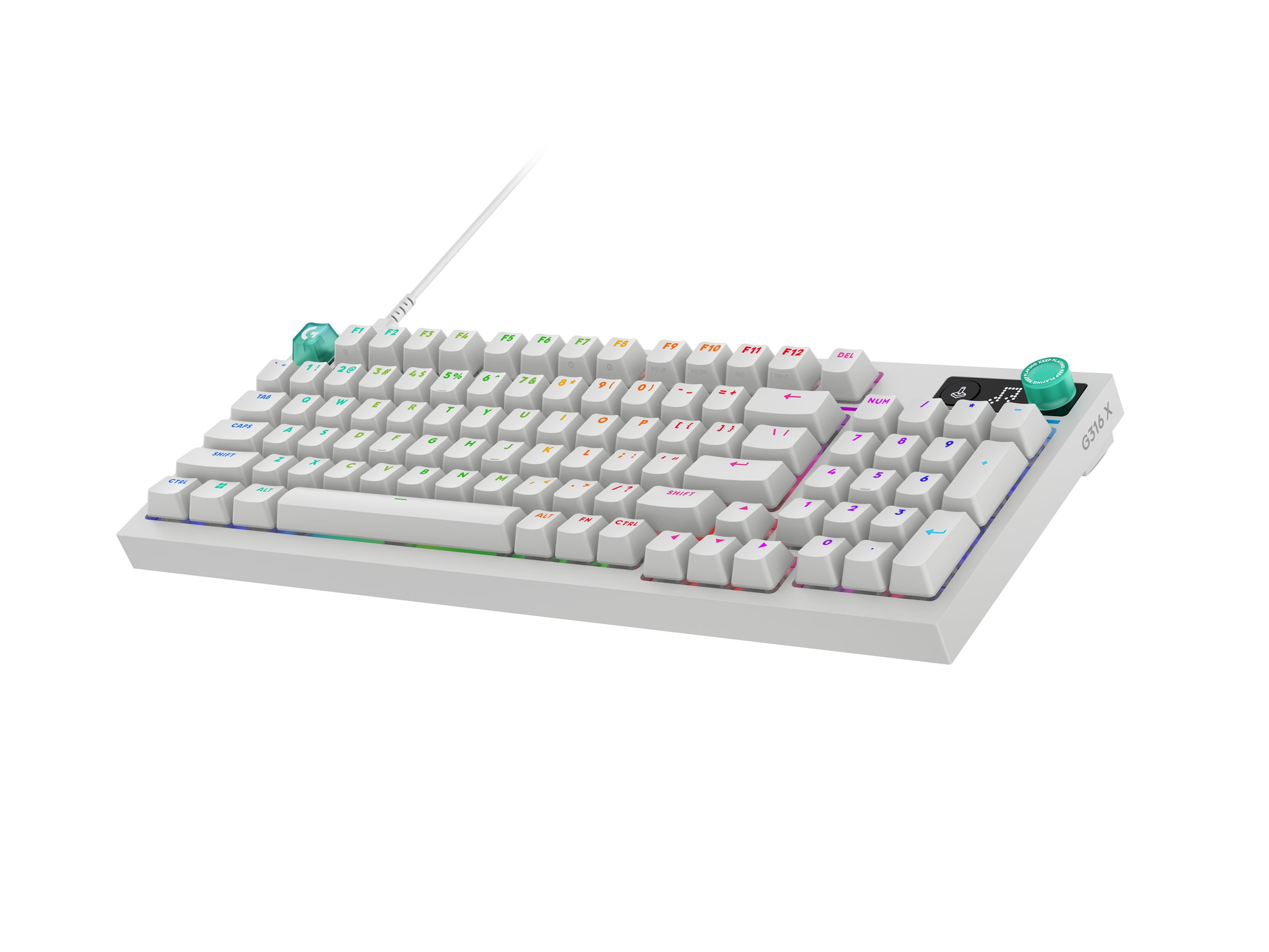 Logitech G G316 X 98 Tastatur Mekanisk LIGHTSYNC Kablet Fransk