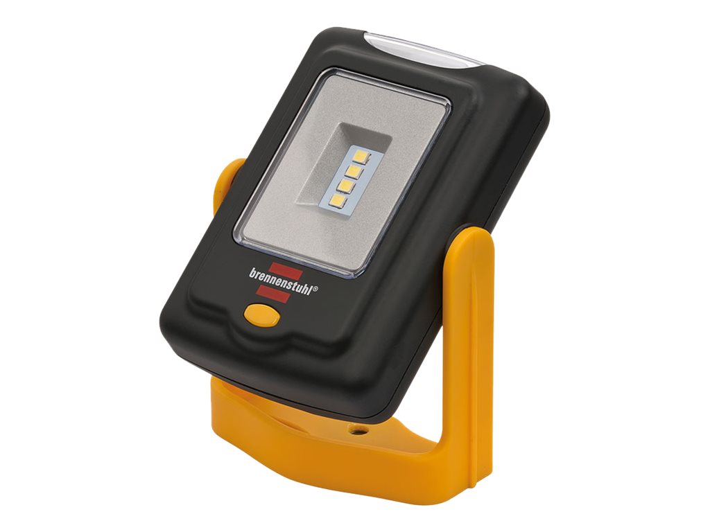 4+3 SMD LED arbejdslys i praktisk lommeformat (360° drejelig, foldbar krog, maks. 24 timers lystid)