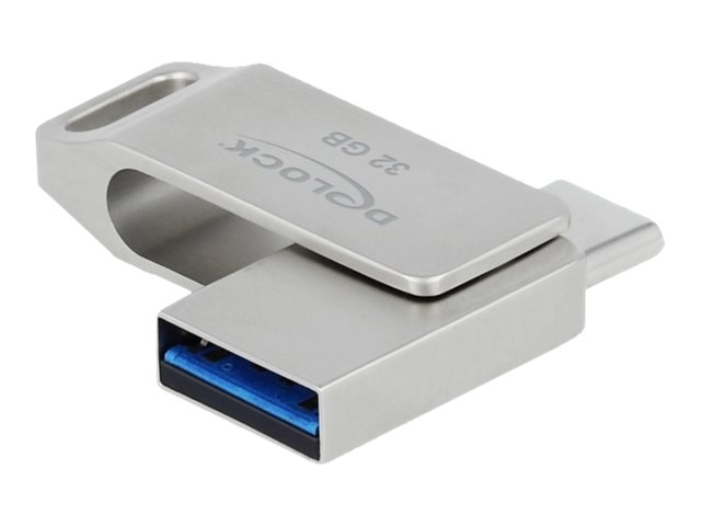 DeLOCK 32GB USB 3.2 Gen 1 / USB-C USB stick Sølv