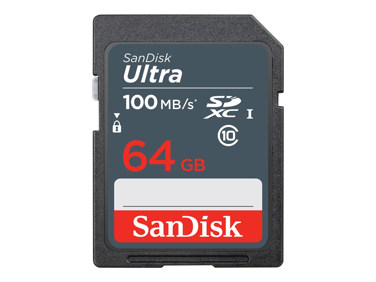 Sandisk Sdxc Ultra Uhs U1 A1 100mb/s 64gb 64gb Sdxc Uhs-i