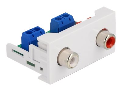 Delock Easy 45 - klik i-modul - hvid, RAL 9003