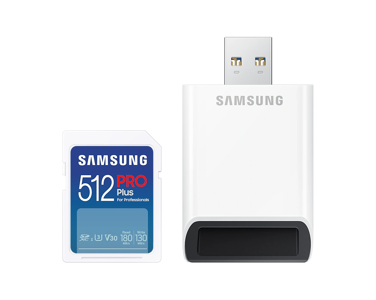 Samsung Pro Plus MB-SD512SB SDXC UHS-I Memory Card 512GB 180MB/s