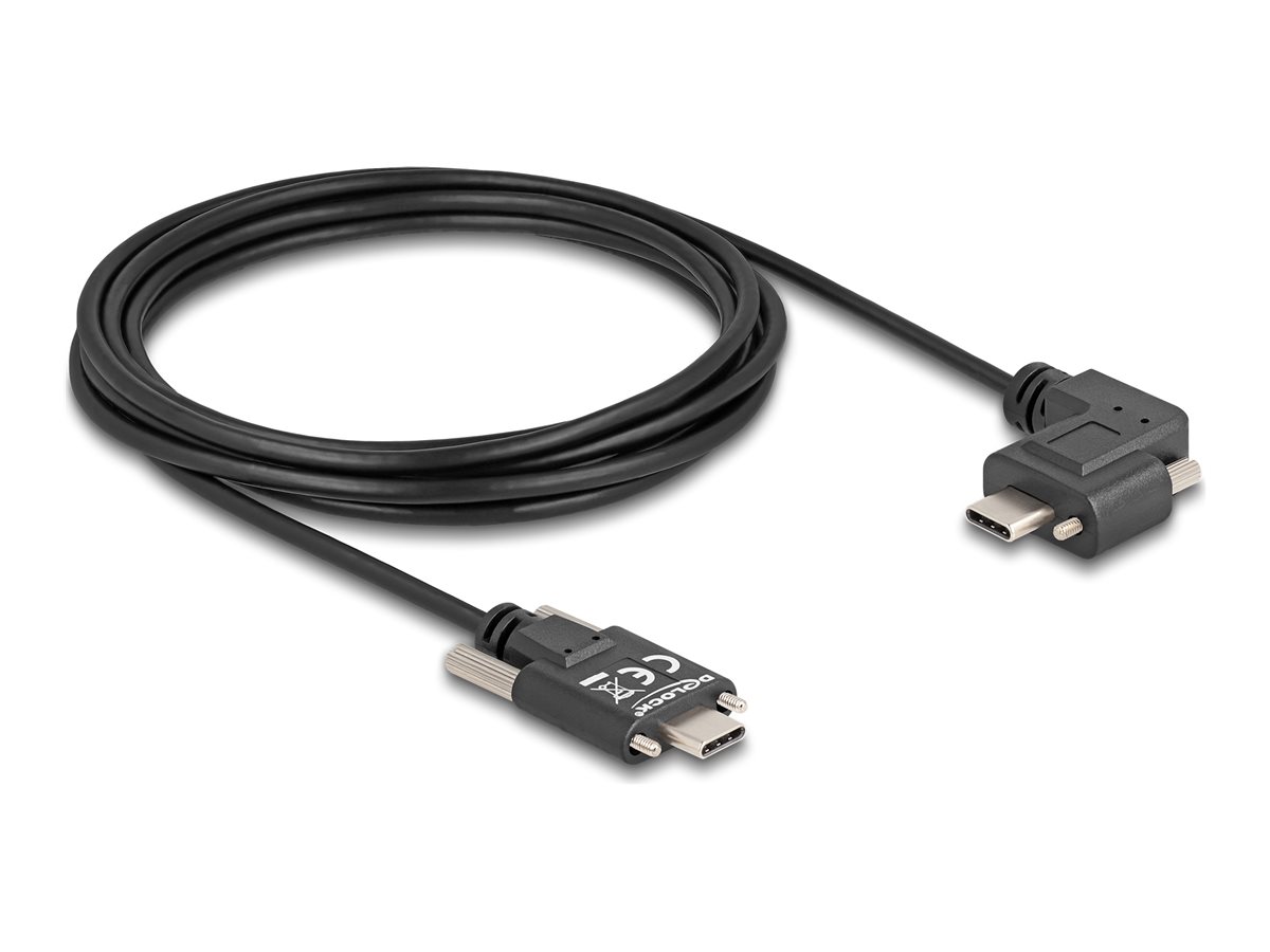 DeLOCK USB 2.0 USB Type-C kabel 3m Sort