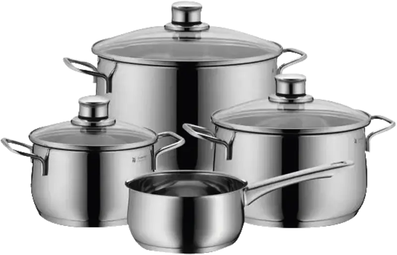 WMF 730446040, Kogegrej, Rustfrit stål, Rustfrit stål, Induktion, 4 stk