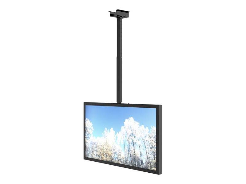 HI-ND mounting kit - portrait - for digital signage LCD panel - black - Maks - Maks størrelse 55"