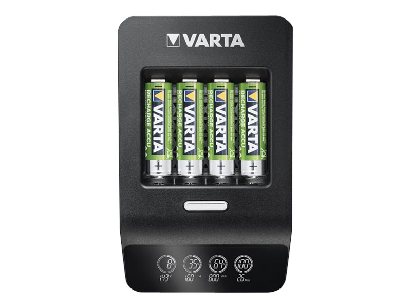 VARTA LCD Ultra Fast Charger+ incl. 4 Batt. 2100 m