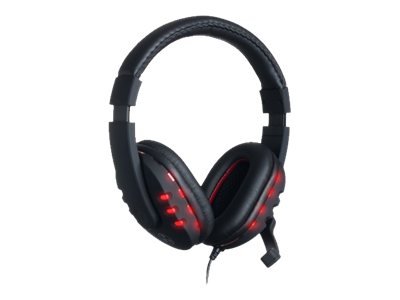 Connect IT BATTLE GH1000 Kablet Høretelefoner Sort Rød