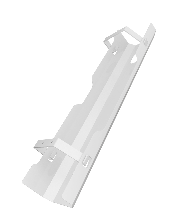 ICY BOX IB-EWA100W-CM Lige kabelbakke Hvid