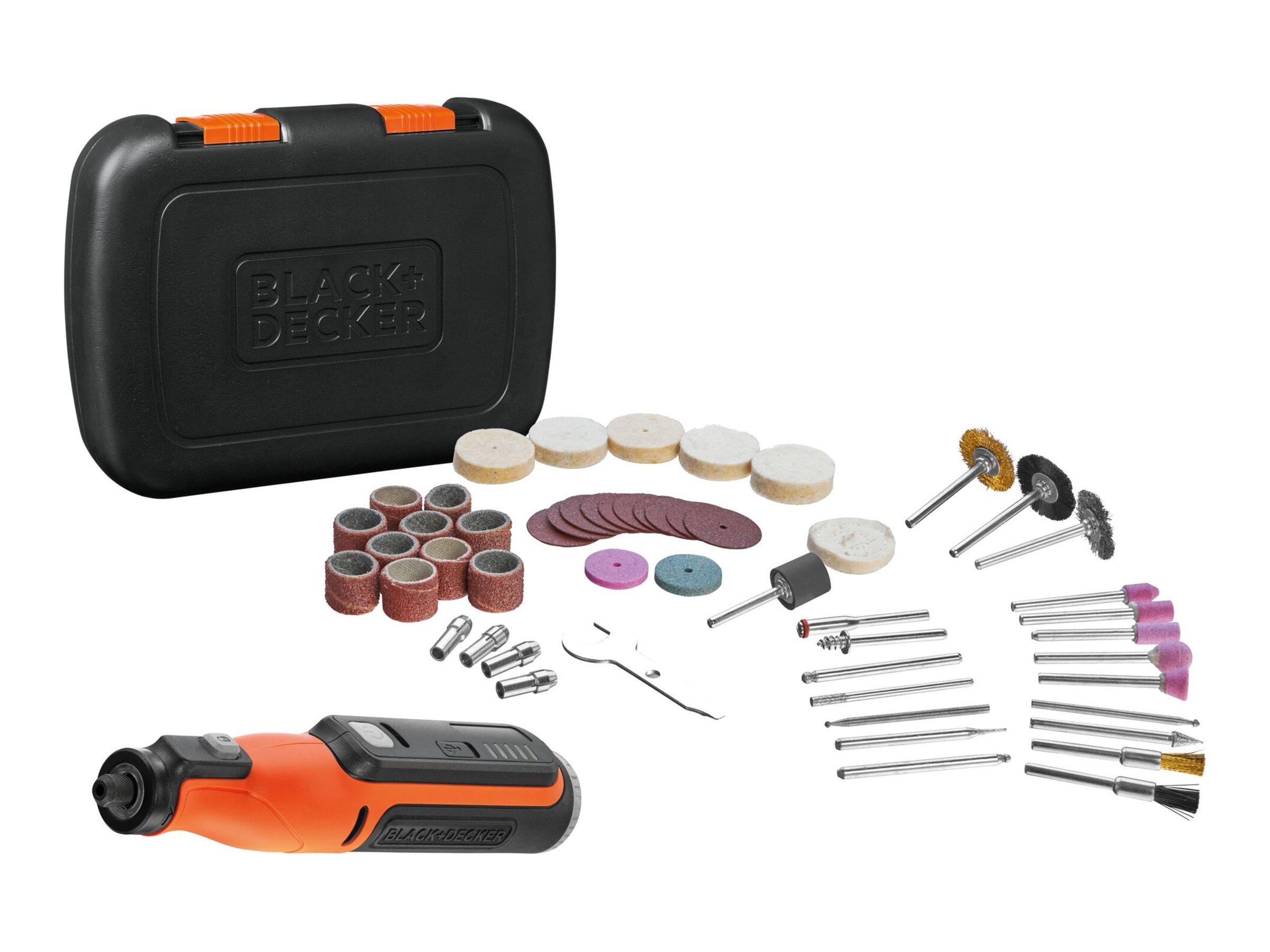 BLACK+DECKER BCRT8IK-XJ - Roterende værktøj - ledningfri - 5-hastigheders - 7.2 V
