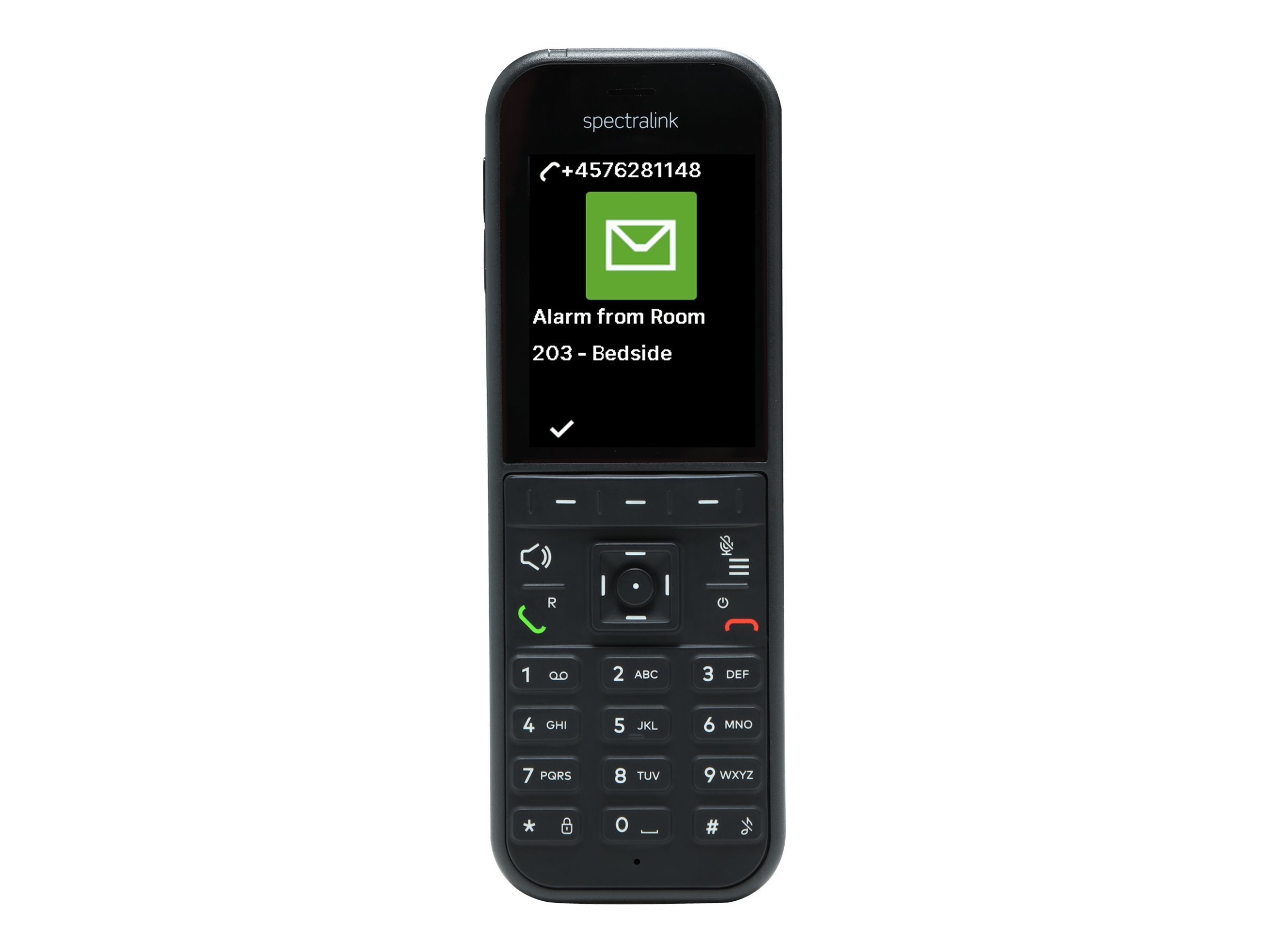 SpectraLink S35 Ekstra trådløst håndsæt DECT / Bluetooth 5.1 Sort