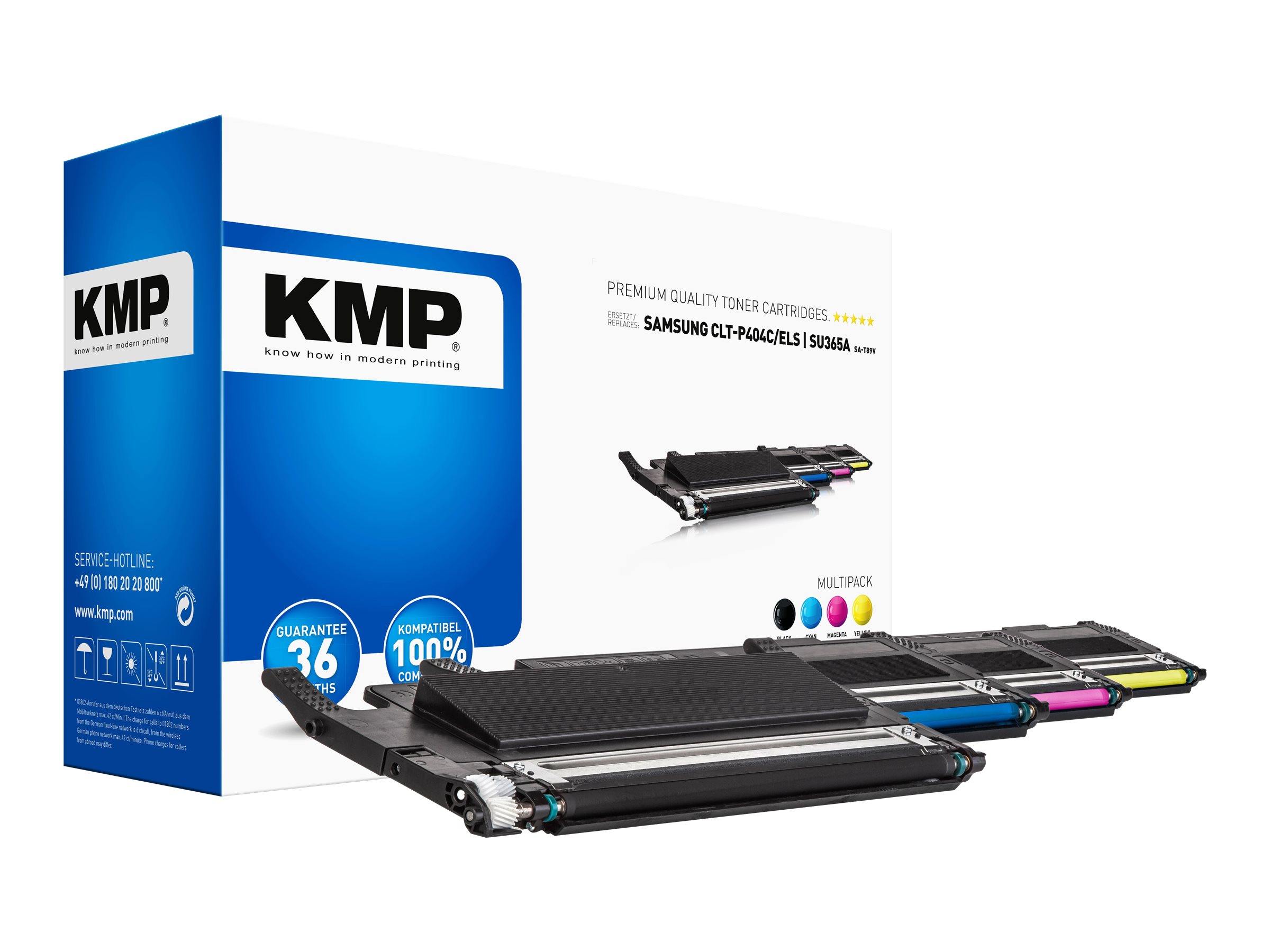 KMP SA-T89V Sort Gul Cyan Magenta Toner