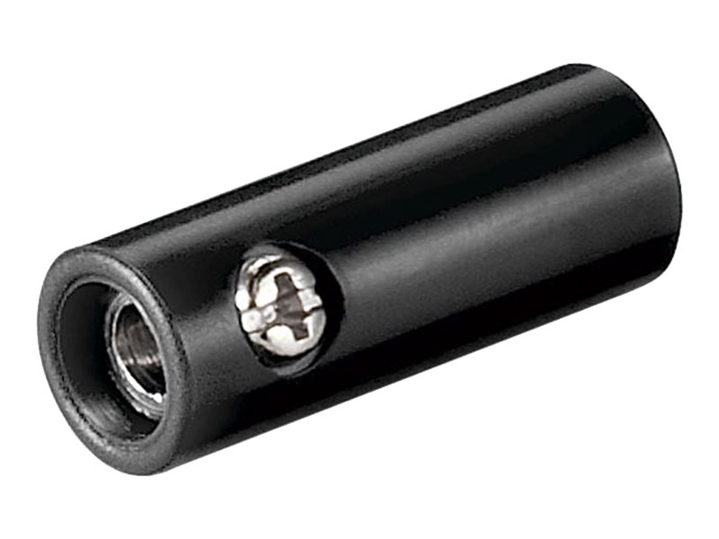 goobay Strøm-konnektor Sort