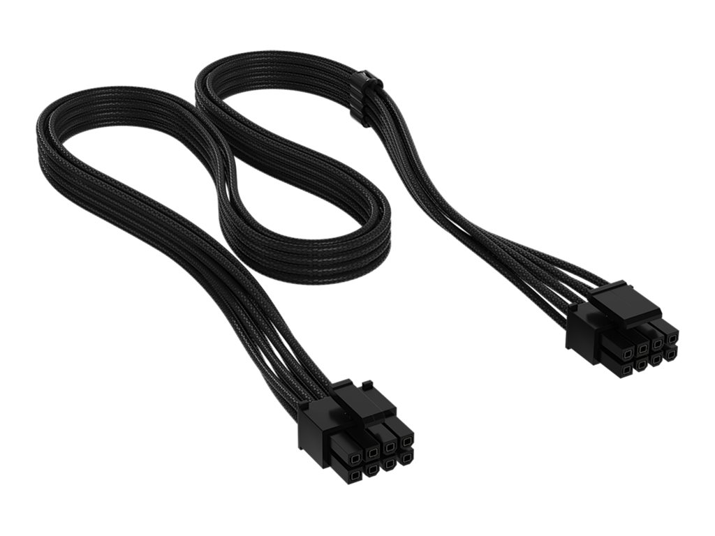 CORSAIR Strøm 8 pin EPS12 V (male) - Strøm 8 pin EPS12 V (male) Sort Strømkabel