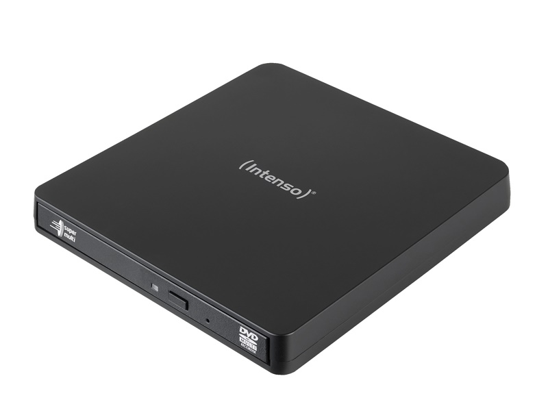 Intenso EOD 400D Slim, Sort, Front, Desktop/Laptop, DVD Super Multi DL, USB 3.2 Gen 1 (3.1 Gen 1), CD-DA, CD-R, CD-ROM, CD-RW, DVD+R, DVD+R DL, DVD-R, DVD-R DL, DVD-RAM, DVD-ROM, DVD-RW