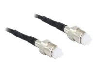 DeLOCK RF-kabel 2m Sort Sort