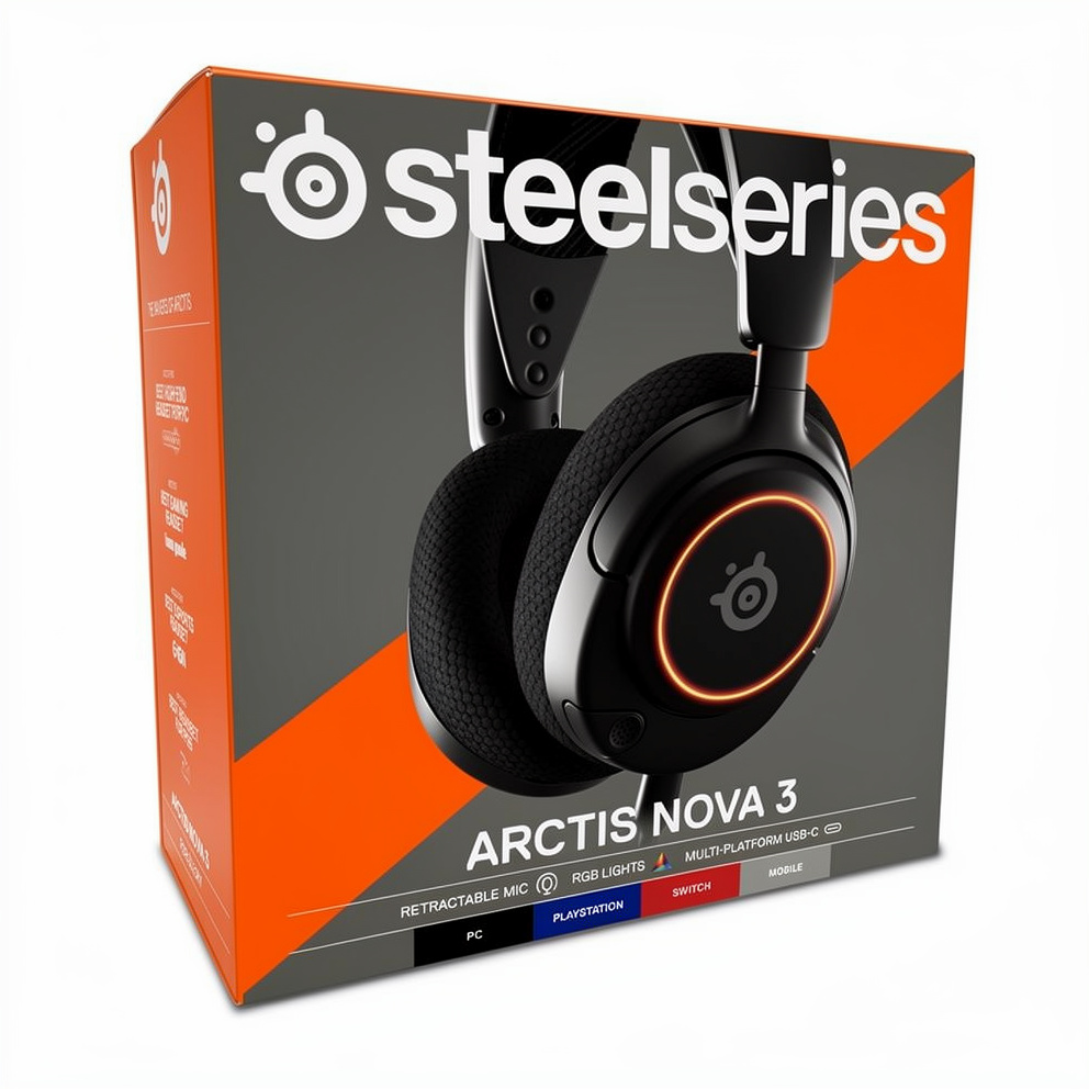 Steelseries - Arctis Nova 3 - Sort Headset - GEEKD.dk