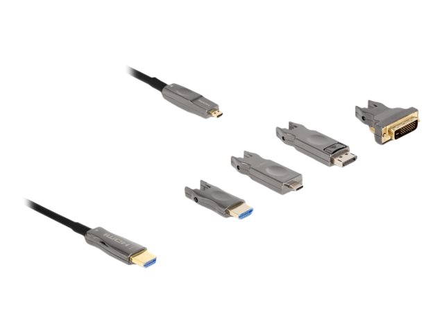 Delock HDMI-kabel 10m Sort
