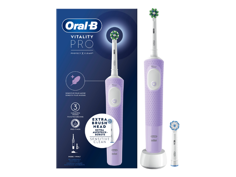 Oral-B Vitality Pro D103, Elektrische Zahnbürste (violett/weiß, Lilac Violet)