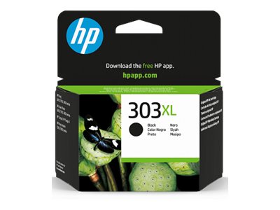 HP 303XL High Yield Black Original Sort 600 sider Blæk