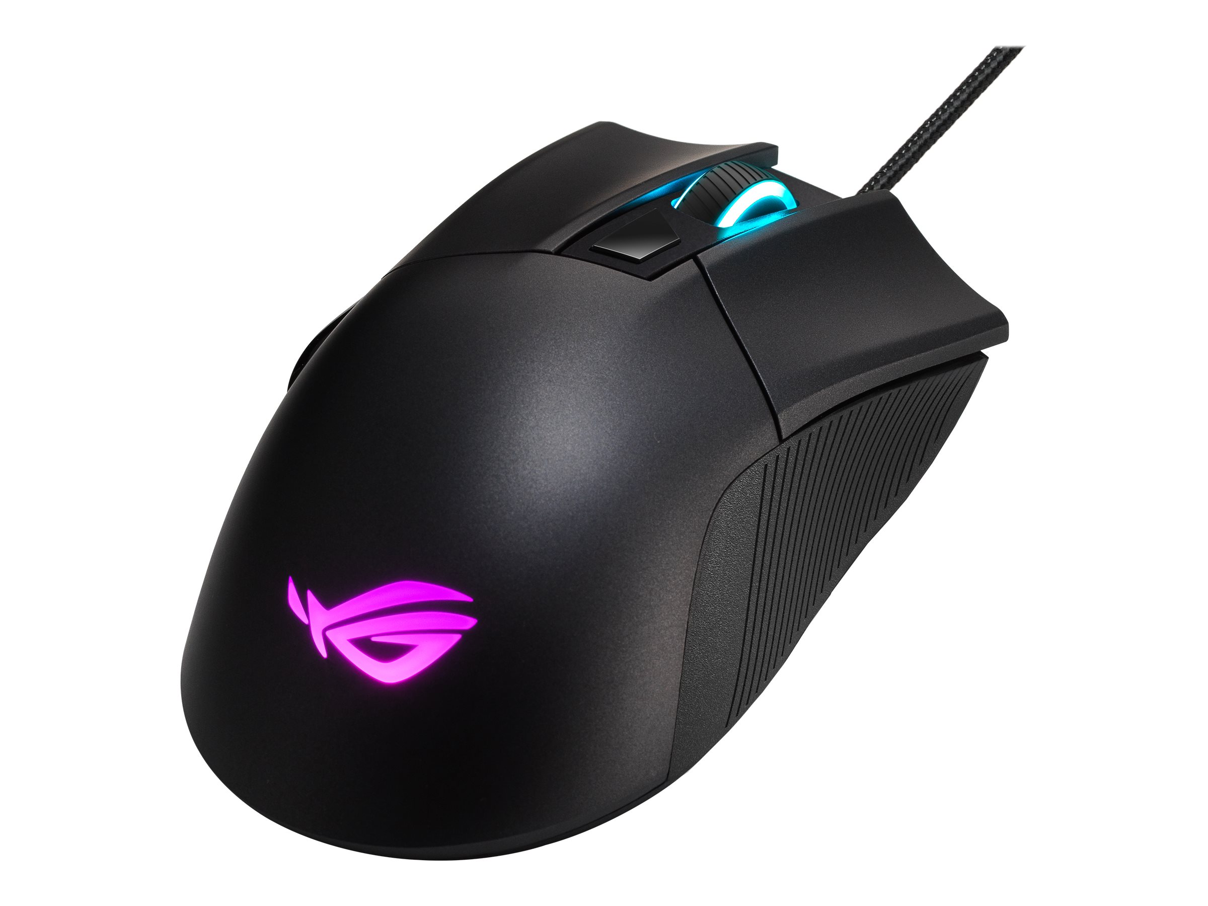 ASUS ROG Gladius II Core - Gaming Mus - Optisk - 6 knapper - Sort