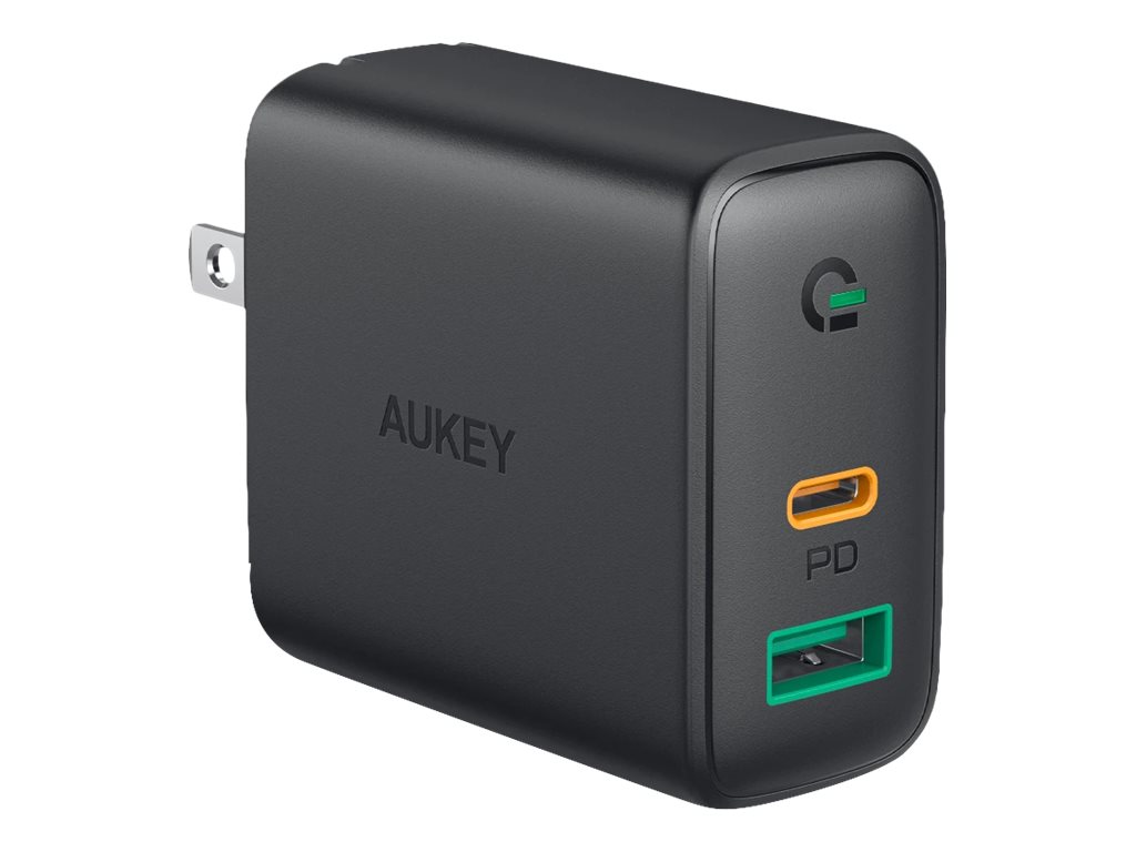 Aukey PA-D1 power adapter - USB USB-C - 30 Watt