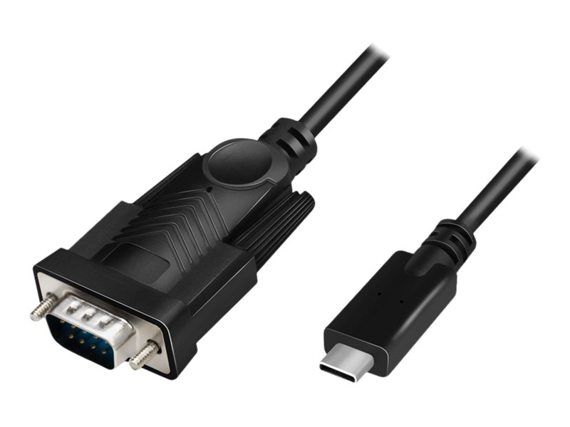 LogiLink AU0051A, 1,2 m, USB C, VGA (D-Sub), Hanstik, Hanstik, Lige