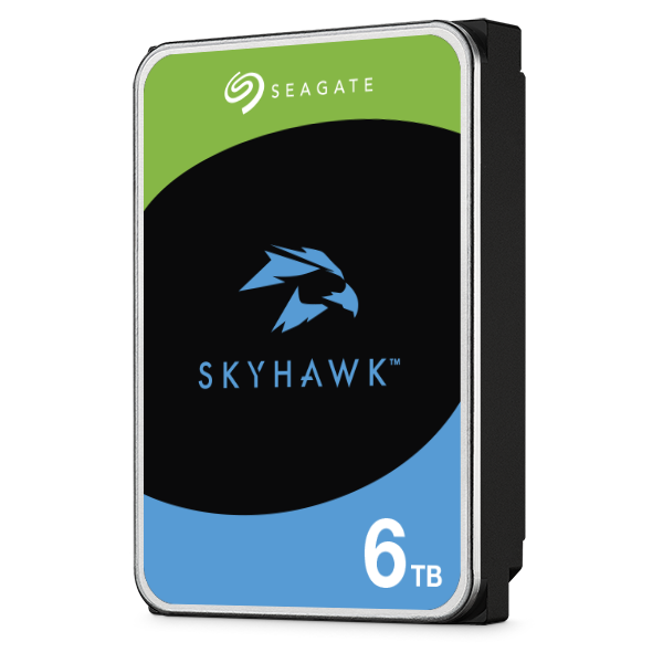 Seagate SkyHawk ST6000VX009 - Harddisk - 6 TB - intern - 3.5 - SATA 6Gb/s - buffer: 256 MB - med 3 års Seagate Rescue Data Recovery