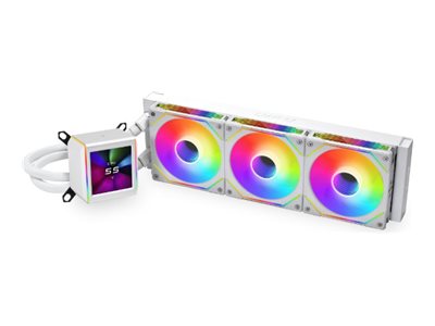 Lian Li Galahad II LCD INF 360 Hvid - Vandkøler, 360mm Vandkøling - GEEKD.dk