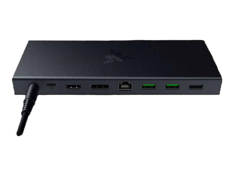Razer - Dockingstation - USB-C / USB-A - HDMI, DP - 1GbE - 180 Watt - Europa, Korea
