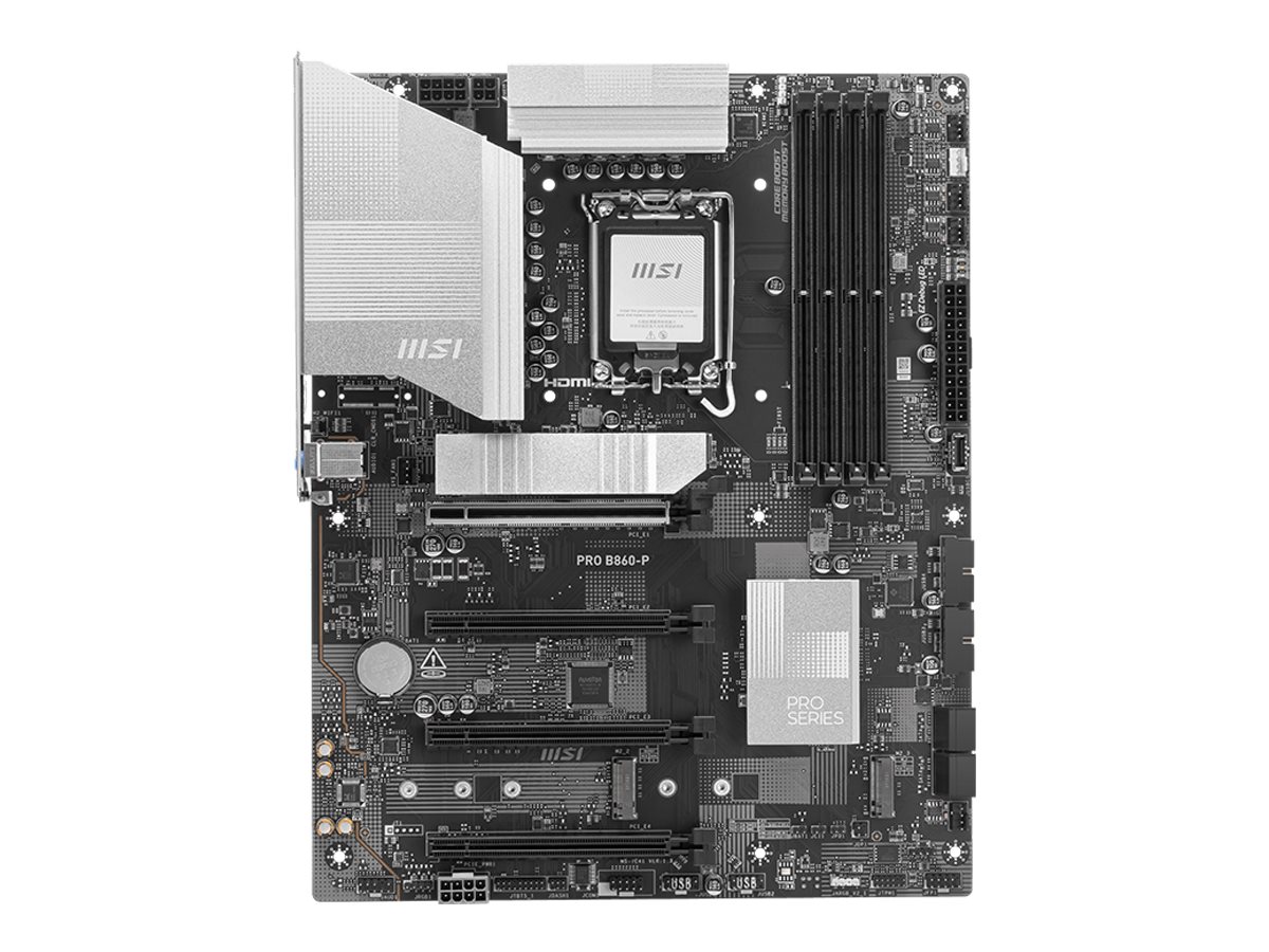 MSI PRO B860-P Bundkort - Intel B860 - Intel LGA1851 socket - DDR5 RAM - ATX