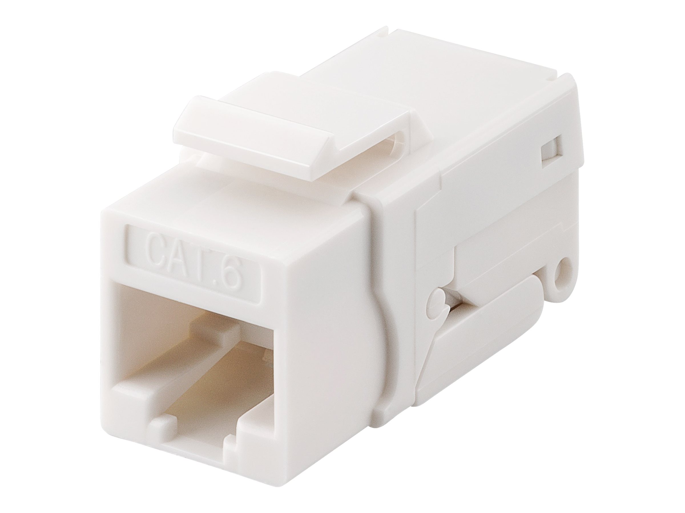 Goobay Keystone modul RJ45 CAT 6, UTP, 250 MHz 16,2 mm bred, klemrække til IDC-montering (værktøjsfri), snap-in system